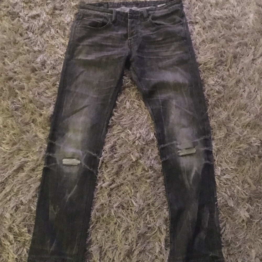 Cult Of Individuality Jeans smoke distressed Sz 32